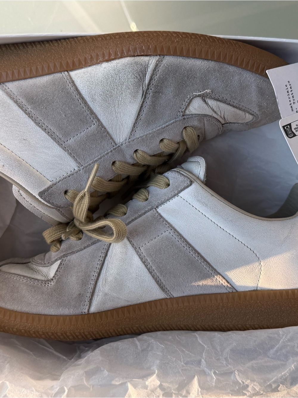 MAISON MARGIELA Sneakers, White/Honey, EU 37 (6.5W)